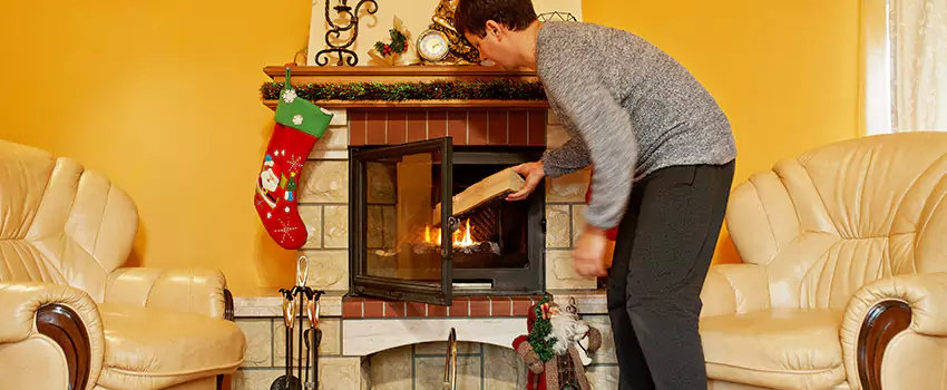 Rusted Metal Fireplace Restoration in Bethlehem, Pennsylvania