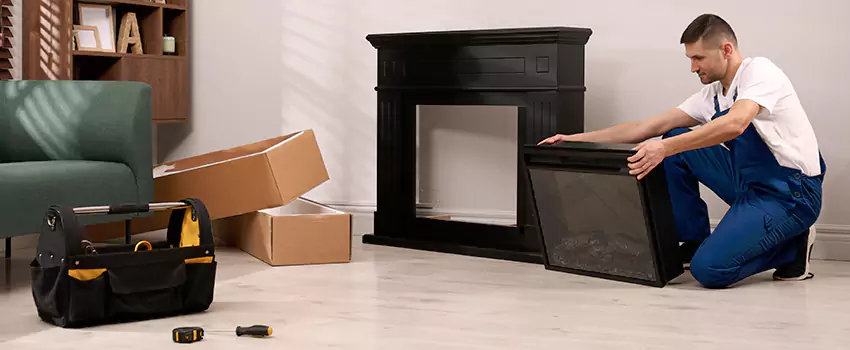 Old Rusted Metal Fireplace Repair And Replacement in Bethlehem, PA